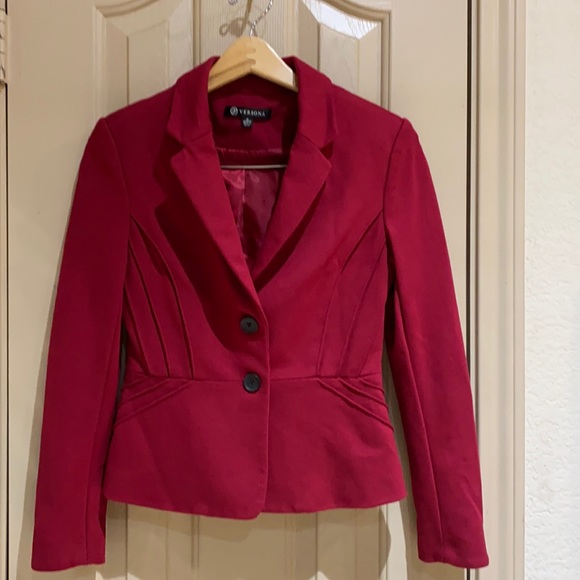 VERSONA  Red Blazer, size 0 - Picture 1 of 7